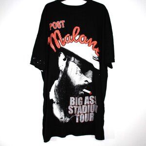 Posty Co Mens One Size Post Malone Big Ass Stadium Tour Pajama T-Shirt NEW N1368